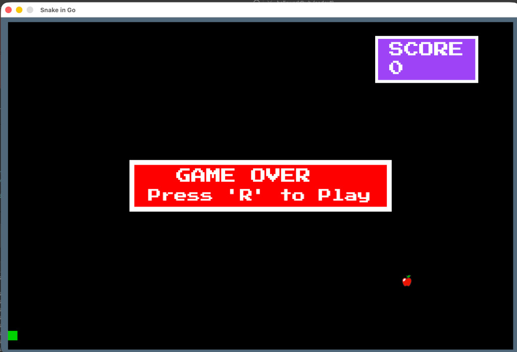 Snake game preview