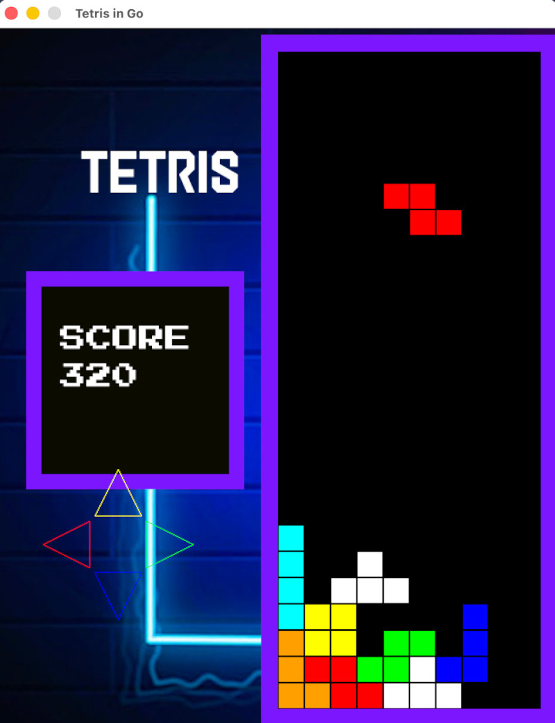 Tetris game preview